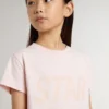 Camicie rosa da bambine con stampa rosa sul davanti
