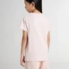 Camicie rosa da bambine con stampa rosa sul davanti