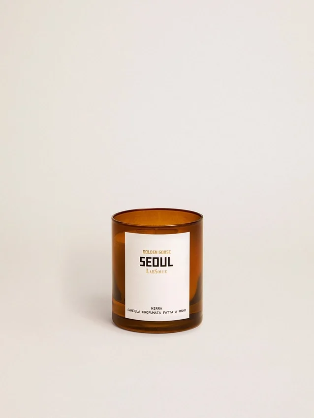 Candela profumata all’essenza di mirra di Seoul, 200 g.