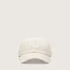 Cappellino da baseball Journey in twill di cotone bianco con toppa e ricamo golden goose