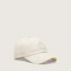 Cappellino da baseball Journey in twill di cotone bianco con toppa e ricamo golden goose