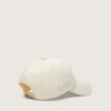 Cappellino da baseball Journey in twill di cotone bianco con toppa e ricamo golden goose