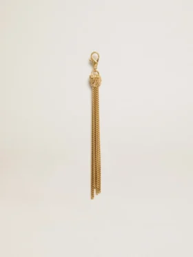 Catena per borsa in ottone color oro