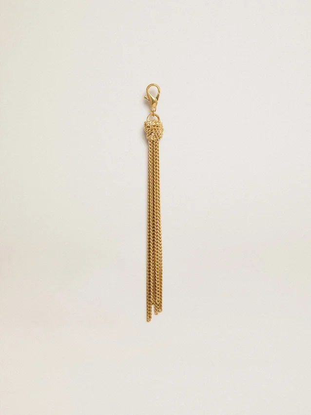 Catena per borsa in ottone color oro