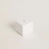 Ciondolo a forma di borsetta in ottone color argento con cristalli