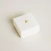 Ciondolo a forma di chiave in ottone color oro con cristalli