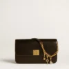 Ciondolo a forma di chiave in ottone color oro con cristalli