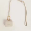 Custodia per AirPods in bianco consumato