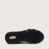 Dad-Star da uomo in pelle laminata argento e mesh con stella in pelle bianca e linguetta sul tallone argentata
