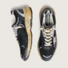 Dad-Star da donna in rete nera e argento e nappa con stella grigio ghiaccio