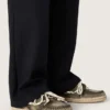 Espadrillas da uomo Cruise in tela verde militare con lacci da trekking bianchi