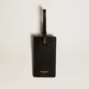Etichetta per bagaglio nera