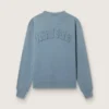 Felpa azzurro chiaro con logo rovesciato sul retro - Capsule in jersey