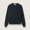 Felpa in nero lavato con logo rovesciato sul retro - Capsule Jersey