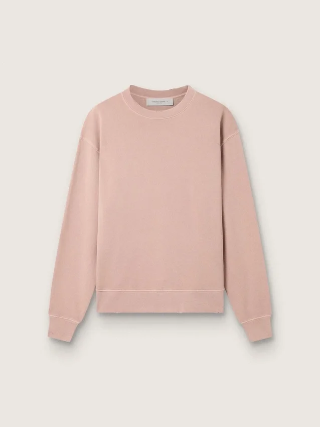 Felpa rosa cipria con logo rovesciato sul retro - Jersey Capsule