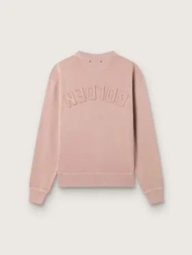 Felpa rosa cipria con logo rovesciato sul retro – Jersey Capsule