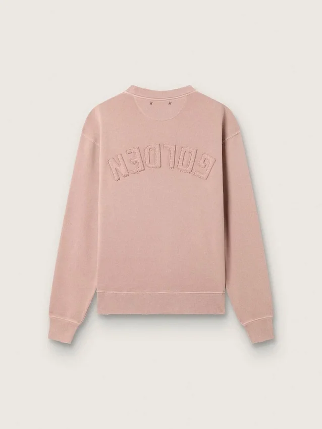 Felpa rosa cipria con logo rovesciato sul retro - Jersey Capsule