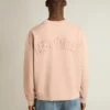 Felpa rosa cipria con logo rovesciato sul retro - Jersey Capsule