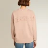 Felpa rosa cipria con logo rovesciato sul retro - Jersey Capsule