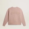 Felpa rosa cipria con logo rovesciato sul retro - Jersey Capsule