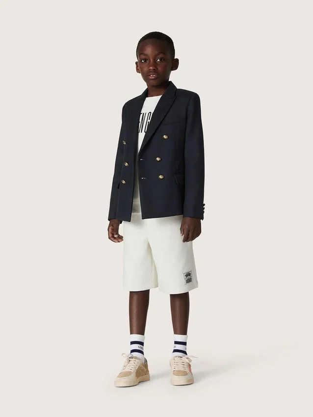 Felpa unisex Journey in misto cotone bianco con stampa doodle