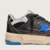Forty2 da donna in gommapiuma nera e pelle con stella in TPU e linguetta sul tallone in pelle nera