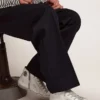 Francy da uomo in pelle con stella in pelle scamosciata argentata