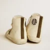 Francy Penstar in nappa con stella in pelle scamosciata nera e linguetta sul tallone in cotone