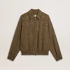 Giacca bomber da donna in lana