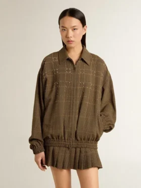 Giacca bomber da donna in lana