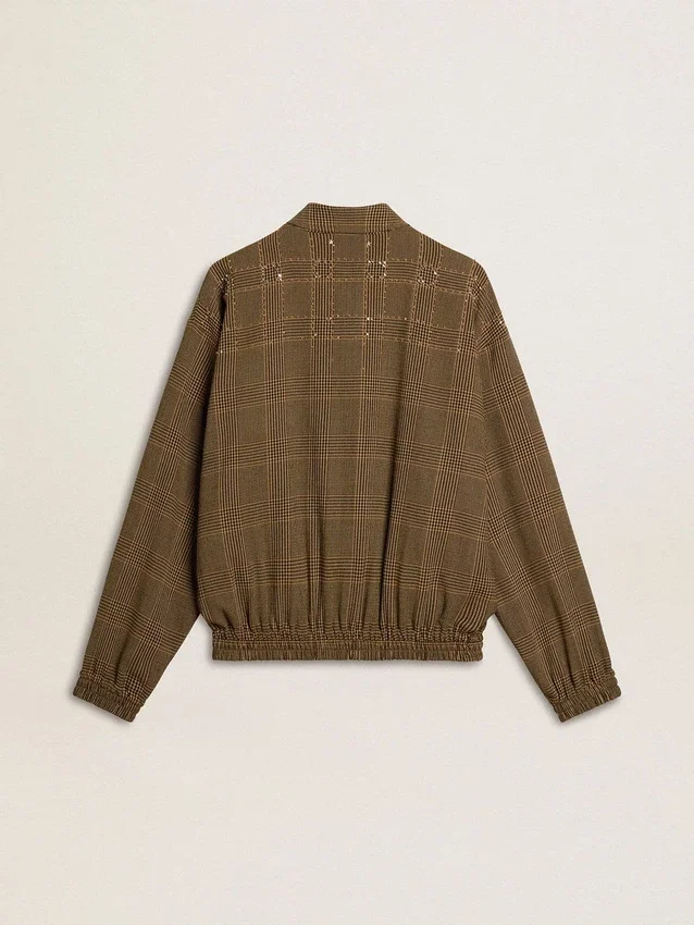 Giacca bomber da donna in lana