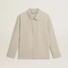 Giacca Coach da uomo in misto lana color kaki