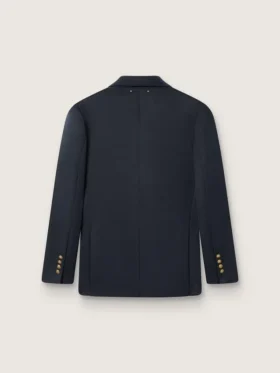 Giacca da uomo doppiopetto in blu scuro