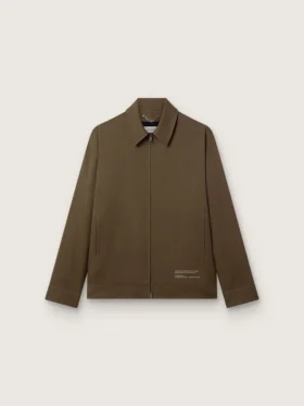Giacca da uomo in gabardina di lana con ricami