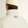 Giacca imbottita da donna color crema