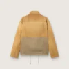 Giacca safari unisex in cotone beige e verde militare con tasche maxi