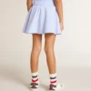 Gonna da bambina a righe azzurre
