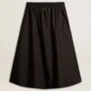 Gonna svasata in nylon tecnico nero