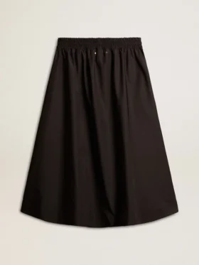 Gonna svasata in nylon tecnico nero