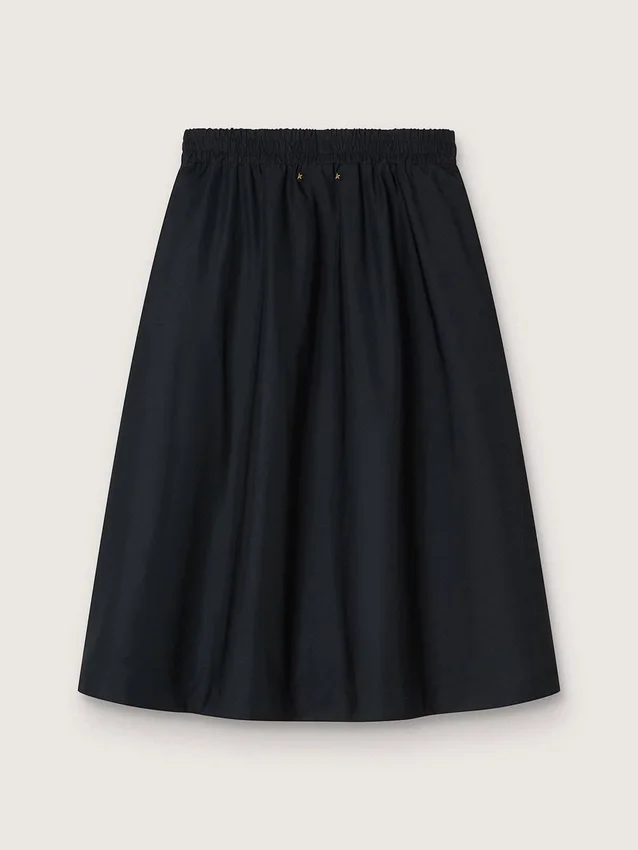 Gonna svasata in nylon tecnico nero