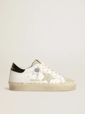 Hi Star con stella in cristallo Swarovski e linguetta sul tallone nera
