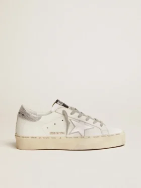 Hi Star da donna con stella e tacco argento metallizzato