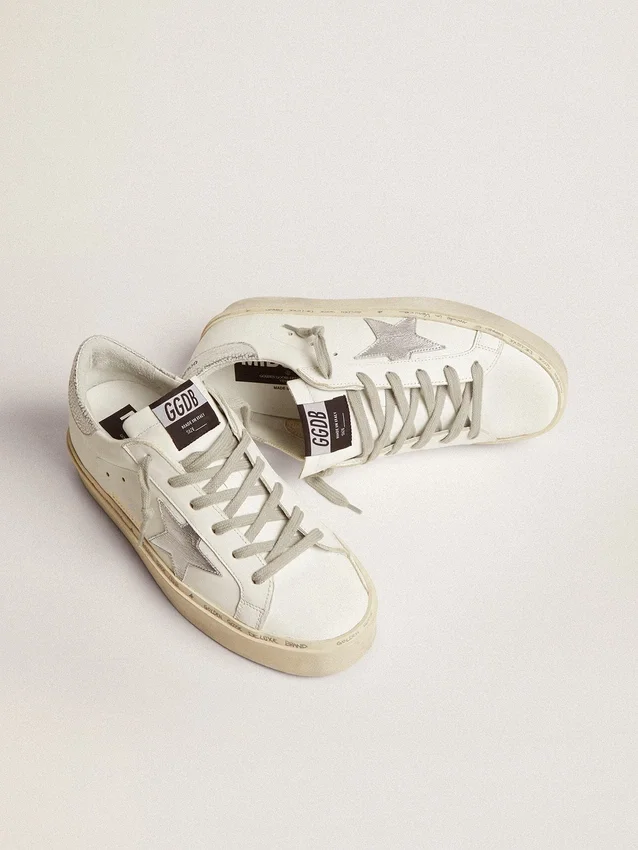 Hi Star da donna con stella e tacco argento metallizzato