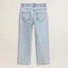 Jeans da bambino in denim chiaro
