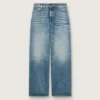 Jeans da donna Golden in stile boyfriend in denim azzurro chiaro con effetto stone-washed