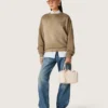 Jeans da donna Golden in stile boyfriend in denim azzurro chiaro con effetto stone-washed