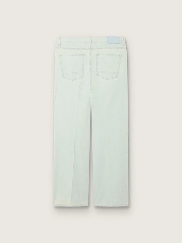 Jeans da uomo in denim azzurro