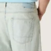Jeans da uomo in denim azzurro
