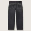 Jeans da uomo neri con effetto stonewashed