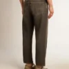 Jeans da uomo neri con effetto stonewashed